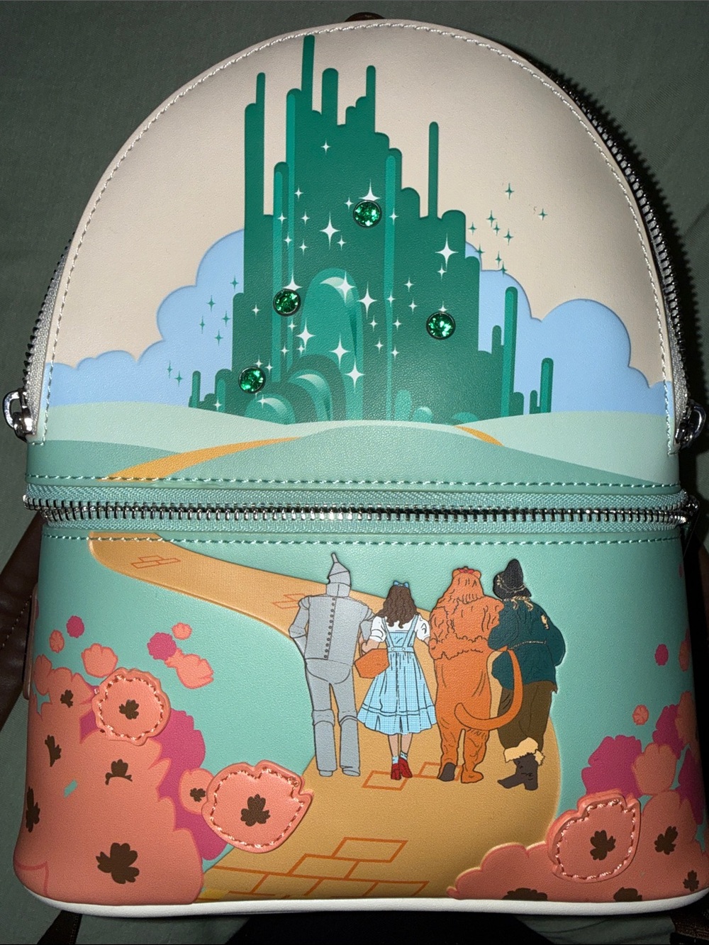 Loungefly Wizard of Oz Emerald City Mini Backpack HARD TO FIND